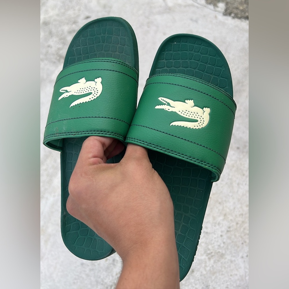 Lacoste sandal slides